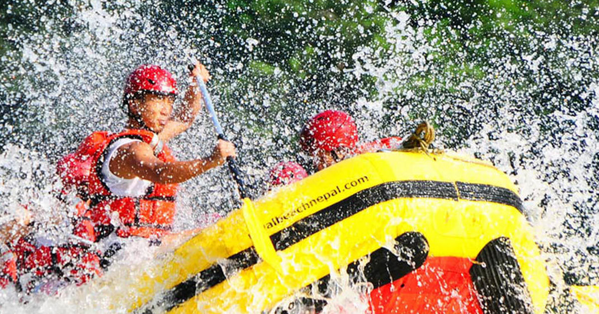 Rafting in Trishuli